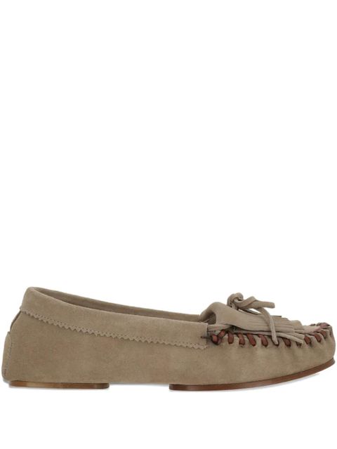 Paris Texas Indiana suede loafers - Neutrals - zdjęcie produktu nr 1