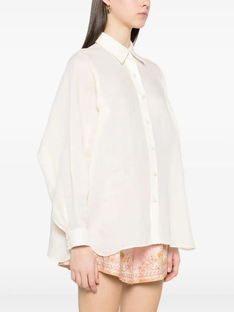 ZIMMERMANN Crush shirt - Neutrals