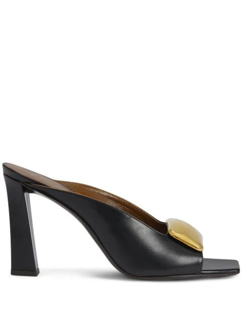 Giuseppe Zanotti 90mm GZ Mya Stone sandals - Black - zdjęcie produktu nr 1