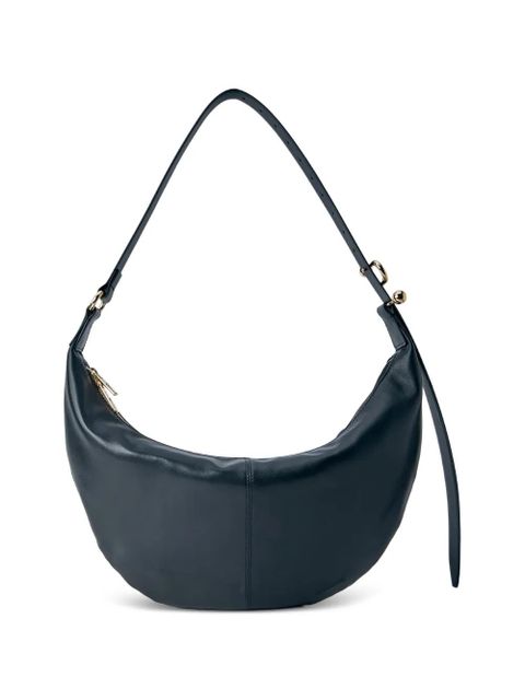 Sportmax Bruno curved adjustable-strap leather shoulder bag - Black - zdjęcie produktu nr 1