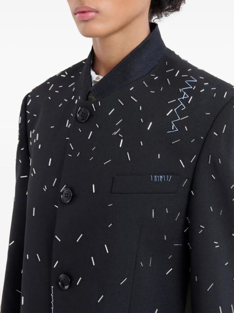 Marni bead-embellished jacket - Black