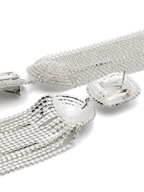 Magda Butrym crystal-embellished drop earrings - Silver