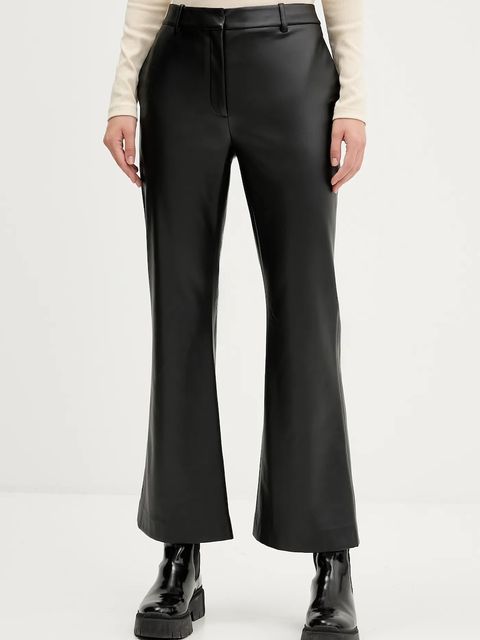 HUGO spodnie damskie kolor czarny proste high waist 50546824 - zdjęcie produktu nr 1