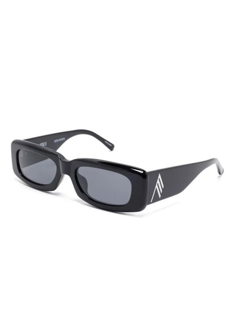 The Attico x Linda Farrow Mini Marfa sunglasses - Black - zdjęcie produktu nr 2
