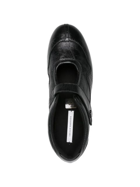Cecilie Bahnsen Cosmo leather sneakers - Black