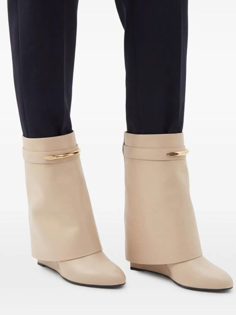 Givenchy shark pinch heel ankle boots - Neutrals