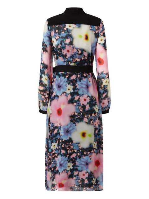 PINKO Hosomaki floral-print midi dress - Black - zdjęcie produktu nr 2
