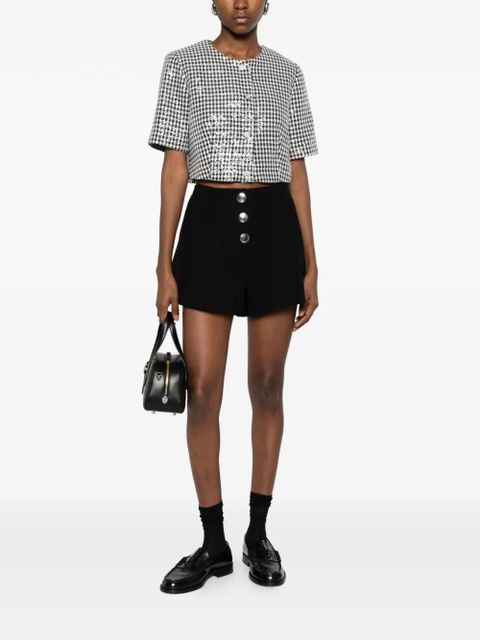 SANDRO houndstooth-pattern jacket - Black - zdjęcie produktu nr 2