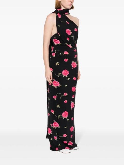 Magda Butrym wrap maxi dress - Black