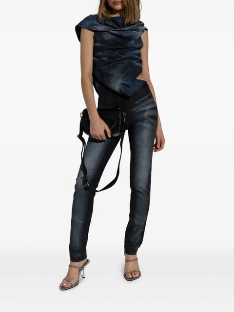 Diesel asymmetric-design jumpsuit - Blue