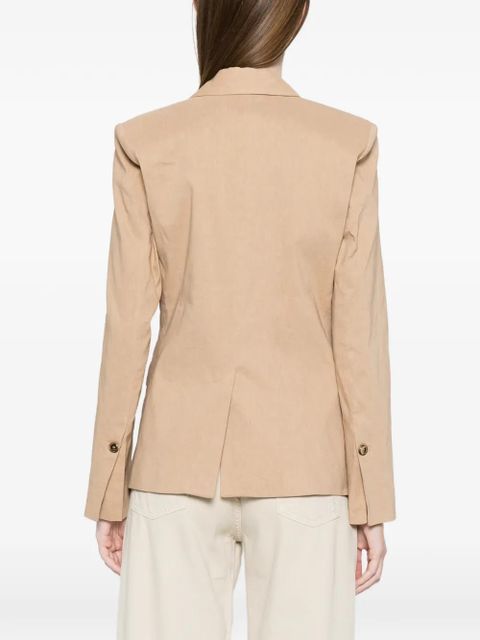 PINKO button flax blazer - Neutrals