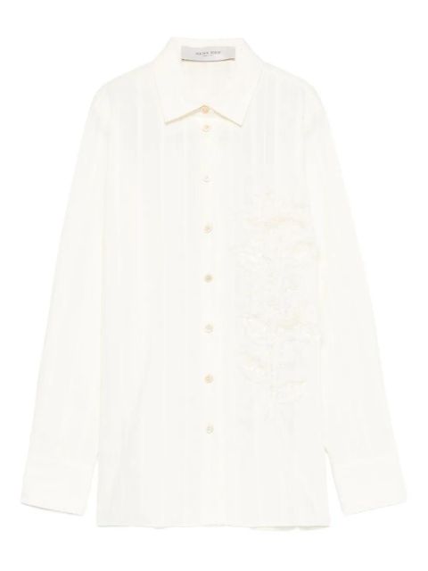 Golden Goose striped shirt - Neutrals - zdjęcie produktu nr 1