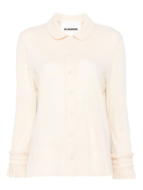 Jil Sander wool-blend shirt - Neutrals - zdjęcie produktu nr 1