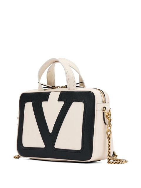 Valentino Garavani Vlogo chain-strap tote bag - Neutrals