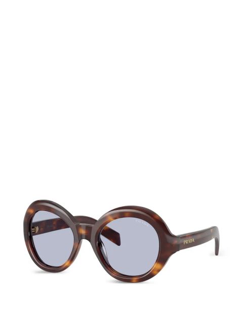 Prada Eyewear round-frame sunglasses - Brown - zdjęcie produktu nr 2
