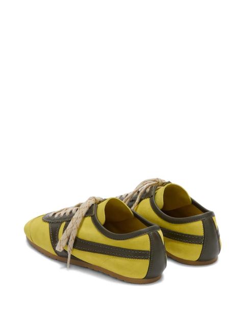 DRIES VAN NOTEN suede sneakers - Yellow