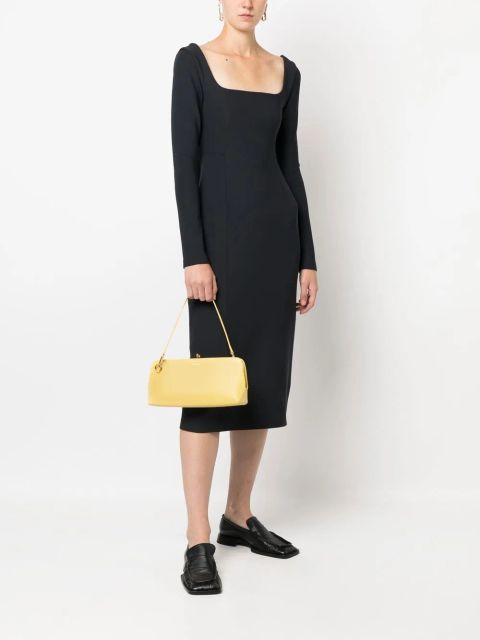 Jil Sander Goji leather shoulder bag - Yellow