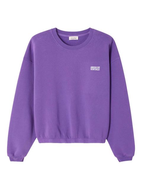 American Vintage round-neck izubird sweatshirt - Purple - zdjęcie produktu nr 1