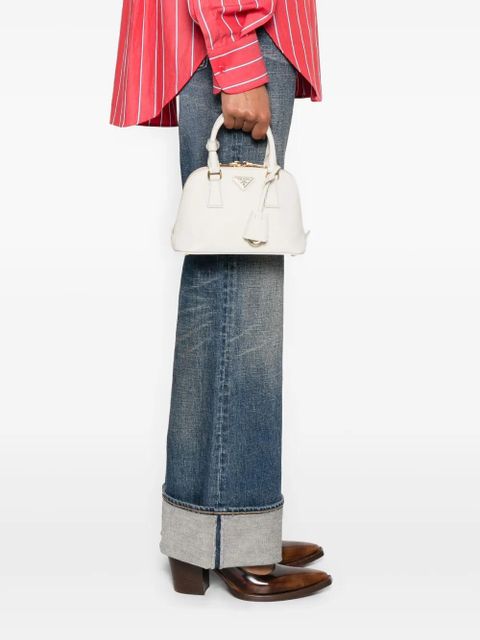 Prada saffiano-leather tote bag - White