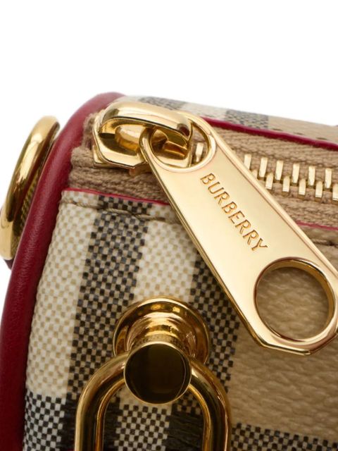 Burberry bowling check mini bag - Neutrals
