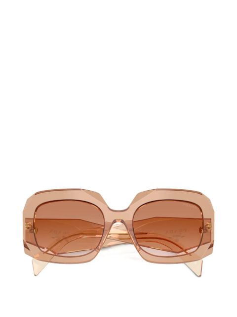 Prada Eyewear geometic sunglasses - Neutrals