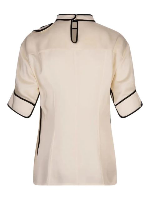 Jil Sander satin blouse - Neutrals
