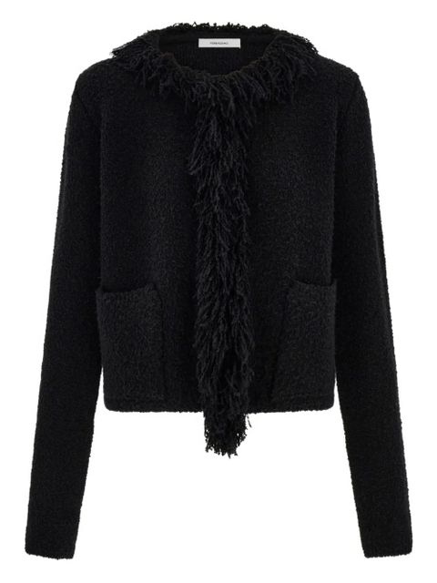 Ferragamo fringed cardigan - Black - zdjęcie produktu nr 1