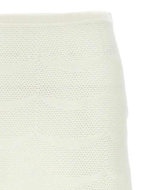 TOM FORD Crochet mini skirt - White