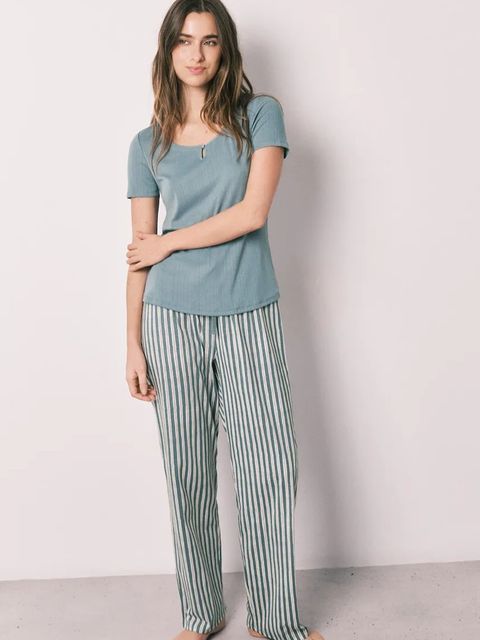 women'secret piżama dwuczęściowa damska z wiskozą - zdjęcie produktu nr 2