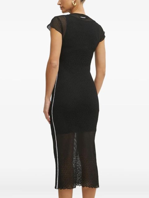 PINKO mesh midi dress - Black - zdjęcie produktu nr 2