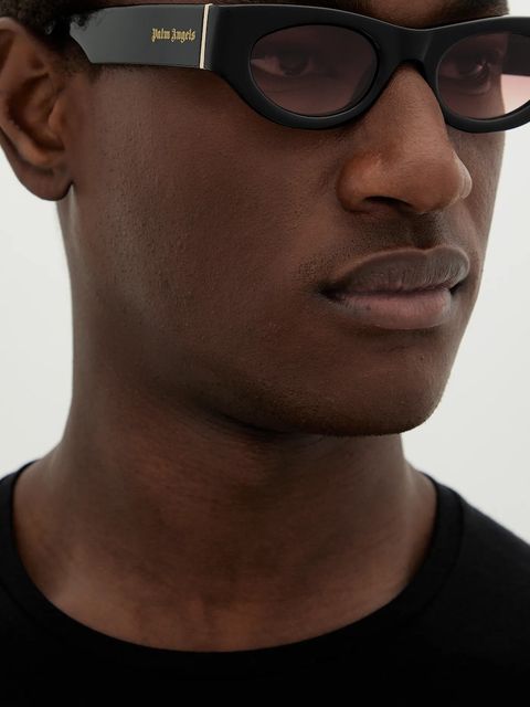 Palm Angels okulary przeciwsłoneczne kolor szary PERI088_481029