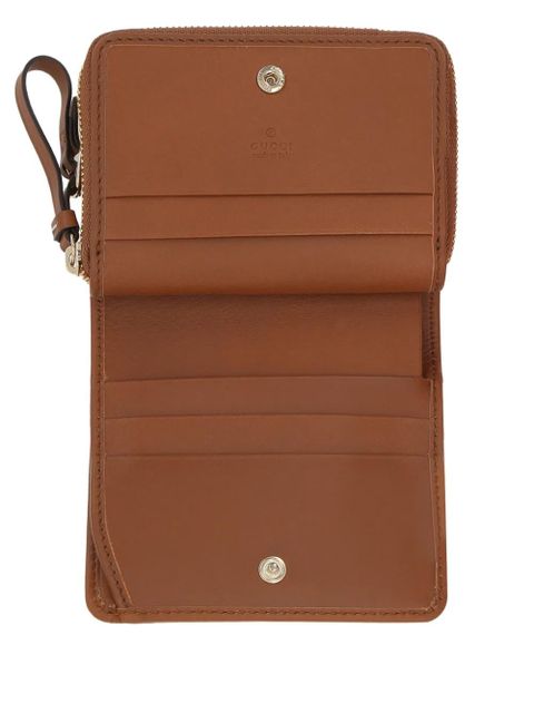 Gucci GG-monogram zip-around wallet - Neutrals