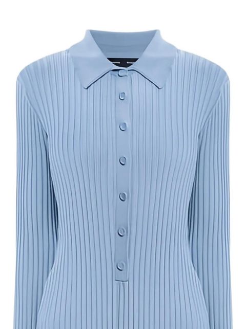 Proenza Schouler ribbed Luiza dress - Blue - zdjęcie produktu nr 2