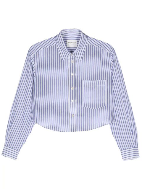 MARANT ÉTOILE Eliora striped shirt - Blue - zdjęcie produktu nr 1