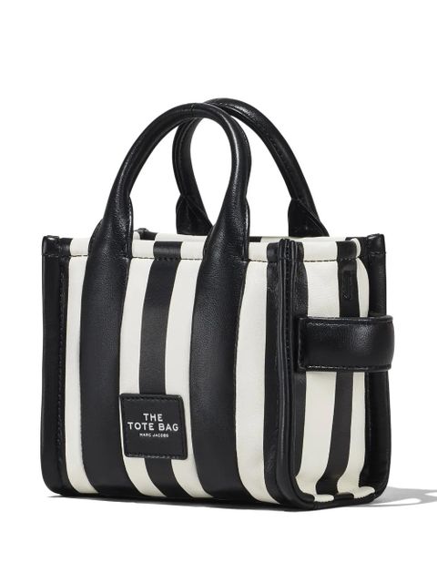 Marc Jacobs The Striped Mini Tote bag - Black