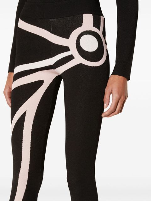 PUCCI Marmo-jacquard performance leggings - Black