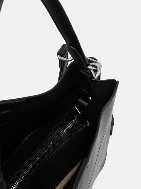 Answear.LAB torebka skórzana kolor czarny