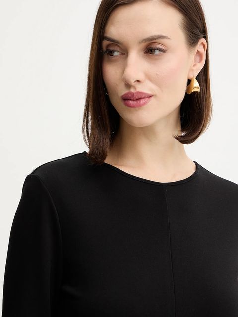 Weekend Max Mara sukienka CALIFFO kolor czarny mini rozkloszowana 2525626012600