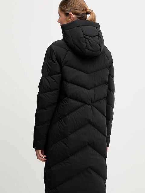 Jack Wolfskin kurtka puchowa Marienplatz damska kolor czarny zimowa 1206971