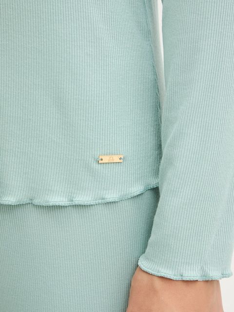 United Colors of Benetton piżama damska kolor turkusowy 3P2Y3P03Y