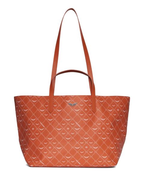 Zadig&Voltaire Z XL printed leather tote bag - Orange - zdjęcie produktu nr 1