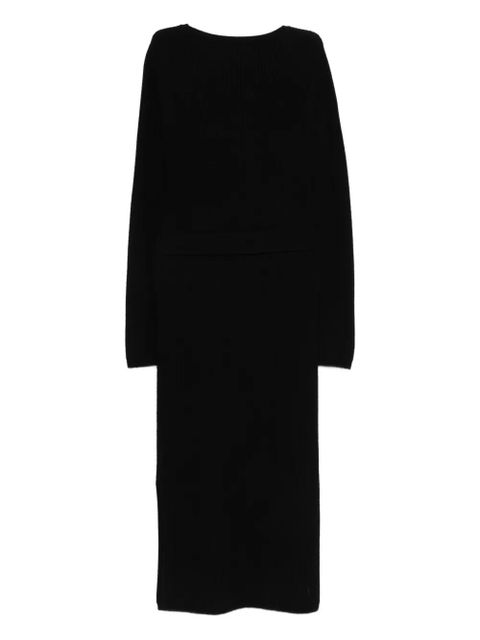Yves Salomon belted dress - Black - zdjęcie produktu nr 2
