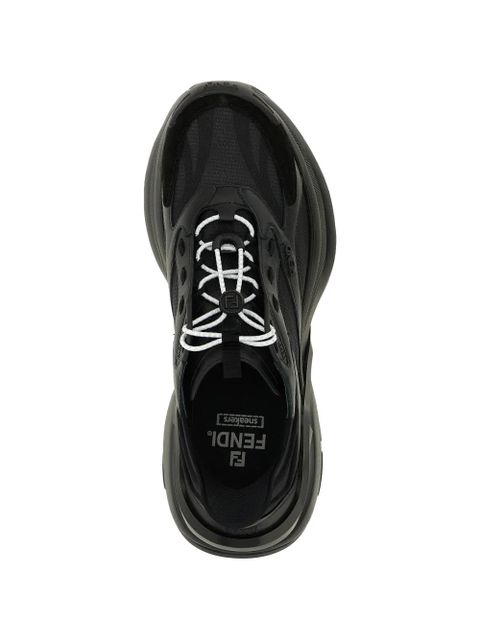 FENDI F-Light mesh sneakers - Black