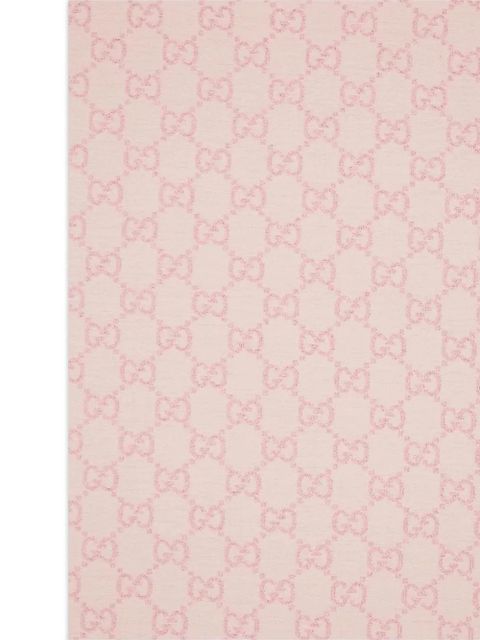 Gucci GG Supreme reversible scarf - Pink