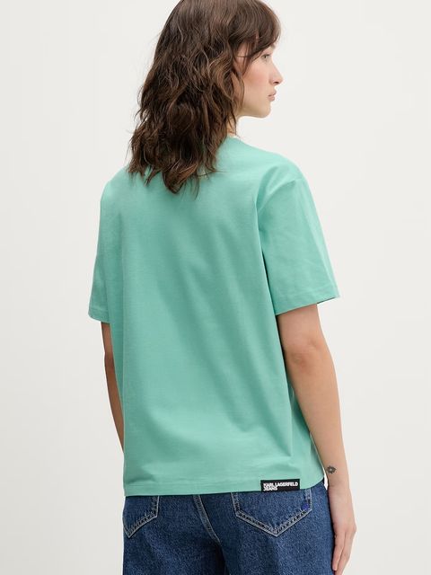 Karl Lagerfeld Jeans t-shirt bawełniany - zdjęcie produktu nr 2