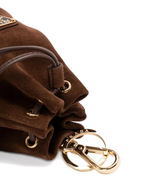 Prada mini tassel bag-shaped keychain - Brown - zdjęcie produktu nr 2