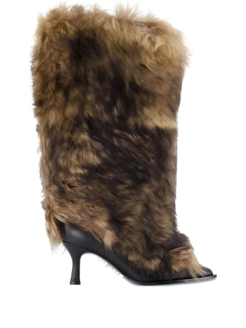 UGG x Ambush fur heeled boots - Brown - zdjęcie produktu nr 1