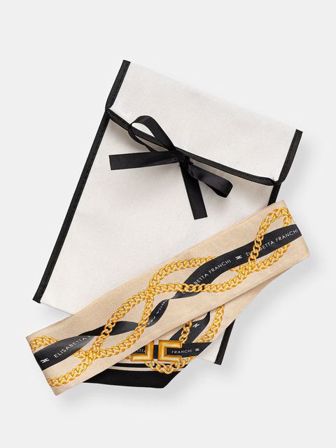 Elisabetta Franchi apaszka jedwabna - zdjęcie produktu nr 2