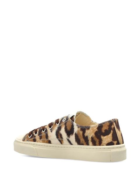 Vivienne Westwood animal-print lace-up sneakers - Brown