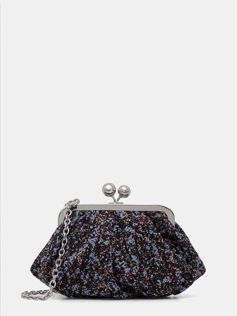 Weekend Max Mara torebka z dodatkiem wełny ACCENNI kolor niebieski 2615511154600 - zdjęcie produktu nr 1